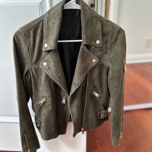 Allsaints  Suede Dalby Biker Jacket